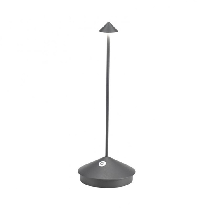 Lámpara de mesa LED minimalista 2024: iluminación inalámbrica, resistente al agua y regulable 