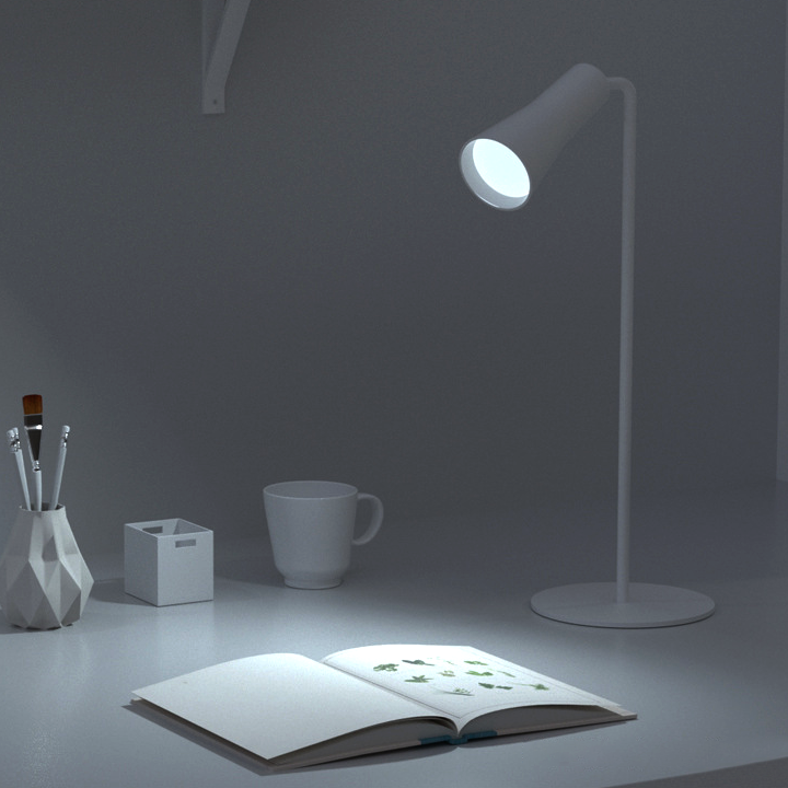 Lámpara de mesa portátil magnética 3 en 1: iluminación totalmente flexible y lámpara LED regulable que cuida la vista. 
