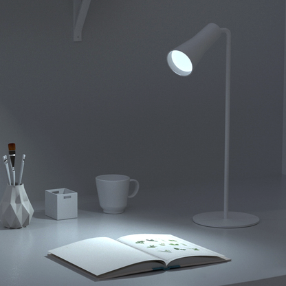 Lámpara de mesa portátil magnética 3 en 1: iluminación totalmente flexible y lámpara LED regulable que cuida la vista. 
