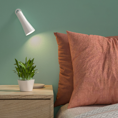 Lámpara de mesa portátil magnética 3 en 1: iluminación totalmente flexible y lámpara LED regulable que cuida la vista. 