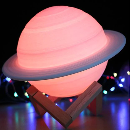 Luces que cambian de color en el planeta