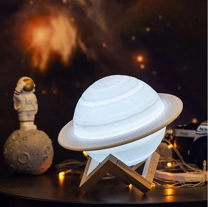 Luces que cambian de color en el planeta