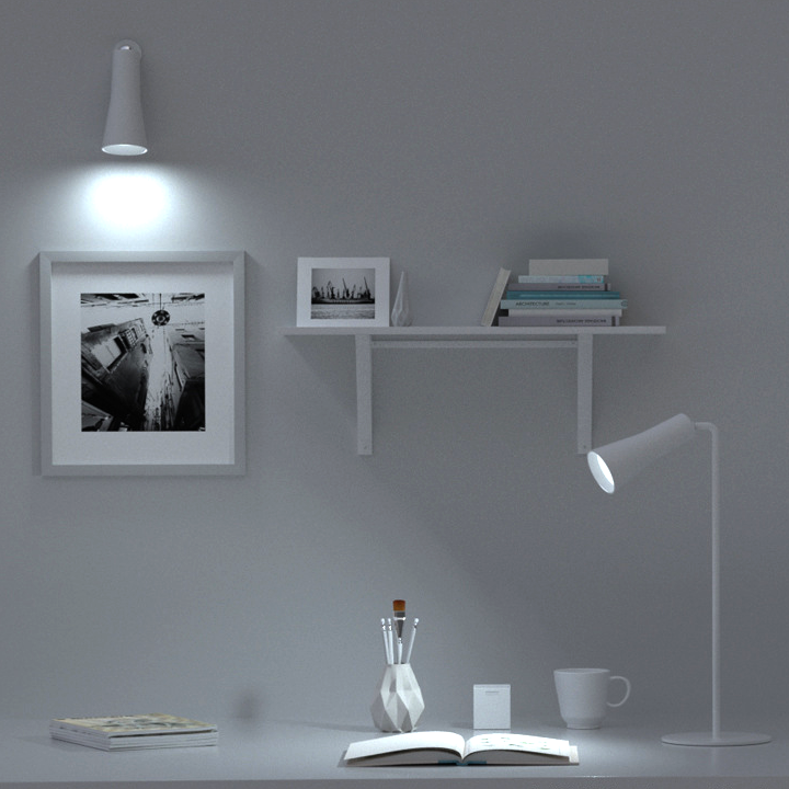 Lámpara de mesa portátil magnética 3 en 1: iluminación totalmente flexible y lámpara LED regulable que cuida la vista. 