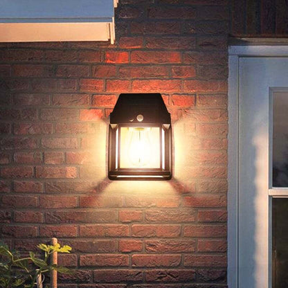 Lámpara solar de pared para exteriores