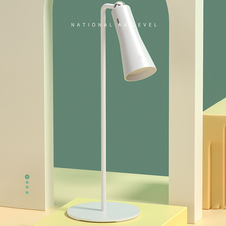 Lámpara de mesa portátil magnética 3 en 1: iluminación totalmente flexible y lámpara LED regulable que cuida la vista. 